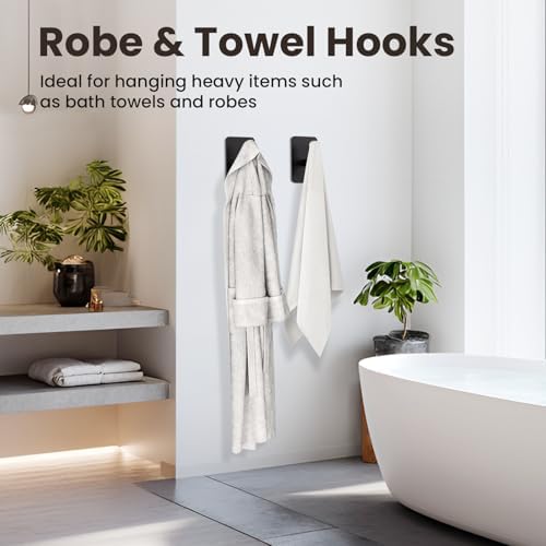 Aikzik Large Heavy Duty Wall Hooks - 26lb Max - Image 3