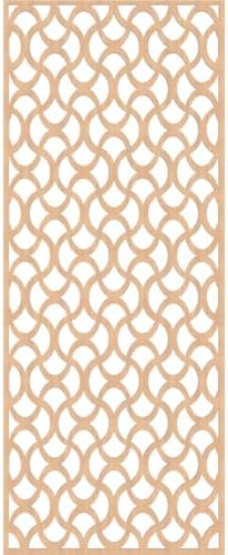 Resort Decorative Pierced Fretwork Wood Wall Panels, 23 3/8"W x 59 3/8"H x 1/4"T - Image 4