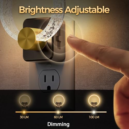 DORESshop LED Night Light, Decorative Night Light Plug Into Wall - Image 2