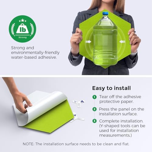 Self-Adhesive Acoustic Panels, 2nd Generation Sound Absorbing Panel, - Image 4
