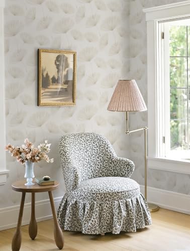Neutral Botanical Peel and Stick Wallpaper Modern Farmhouse Contact Paper - Image 4