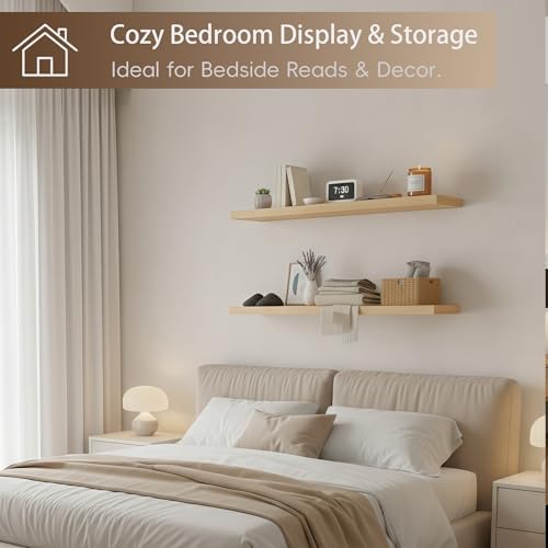 Lufia Floating Wall Shelves, MDF - Image 5