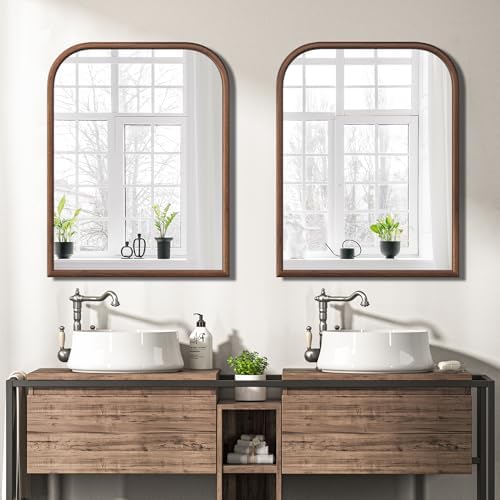 28"x36" Arch Wall Mirror for Wall, Wall Mounted Vanity Mirror for Bedroom - Image 2