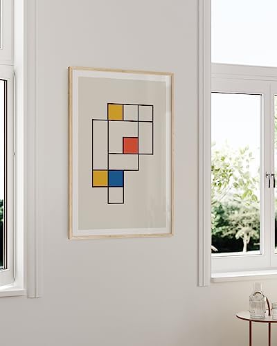 HAUS AND HUES Bauhaus Modern Mid Century Wall Art - Image 5