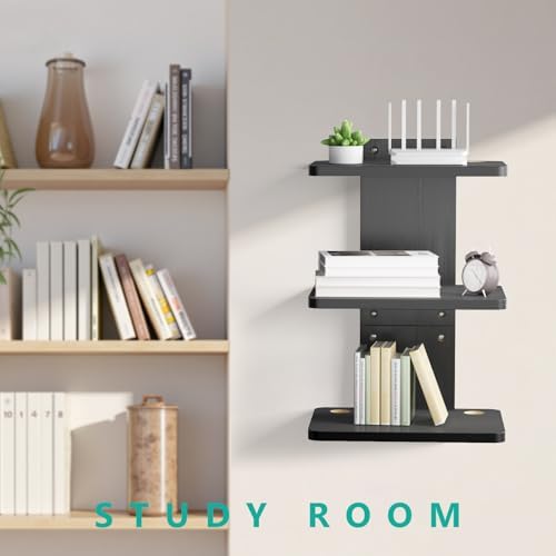WALI Floating TV Projector Shelf, Holds Up to 22lbs, Cable Boxes, Game Consoles - Image 3