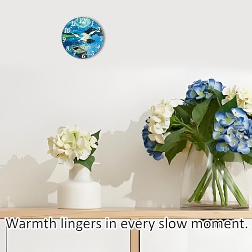 Premium Glass Wall Clock Battery Operated - Image 2