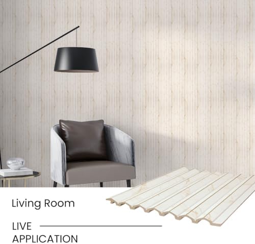 From Plain To Beautiful In Hours MG-1506-SAM-2p Gilded Peaks Wood Slat Walls - Image 4