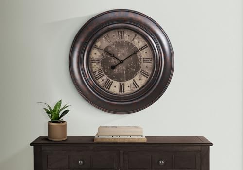 Monarch Specialties I 9027 Clocks, Large Oversized, Wall Clock, Transitional - Image 2