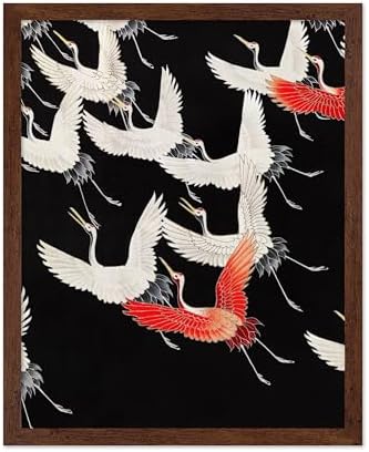 Poster Master Flying Cranes Poster by PosterMaster