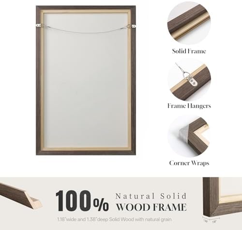 Framed Highland Cow Farmhouse Wall Art - Image 6