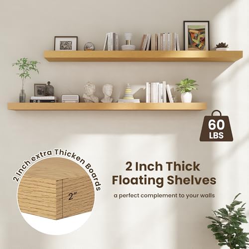 FLYJOE 72 Inch Floating Shelves - Image 4