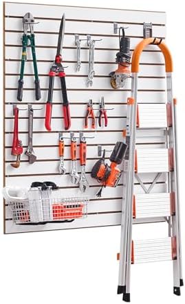 VEVOR Slat Wall Paneling, 4 x 4 ft, MDF Garage Slatwall by VEVOR