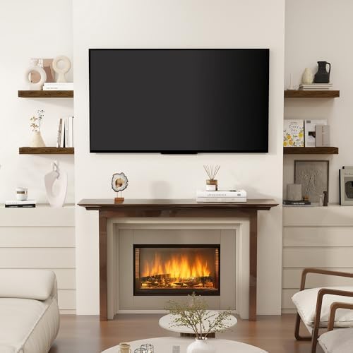Heimlove 16 inch Brown Floating Shelves - Image 2
