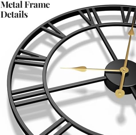 Cuspin 36 Inch Large Wall Clock - Image 3