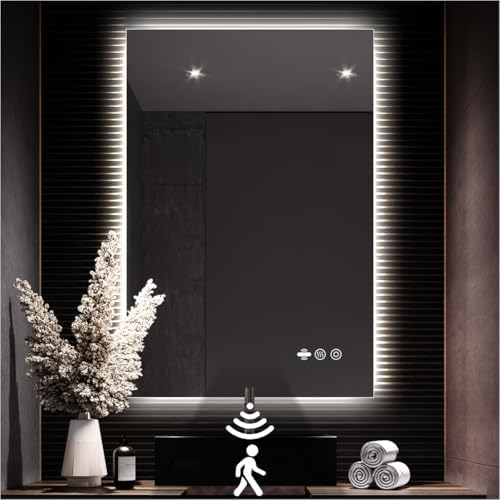30 x 36 in Backlit LED Bathroom Mirror by nolsia