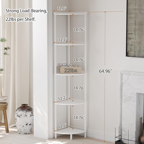 SUNMORY 5 Tier Corner Shelf - Image 2