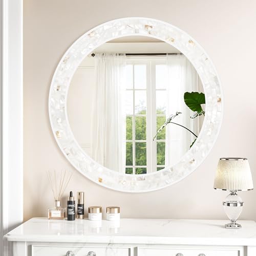Tanmicoshomy Round Bathroom Mirror 30 Inch - Image 4