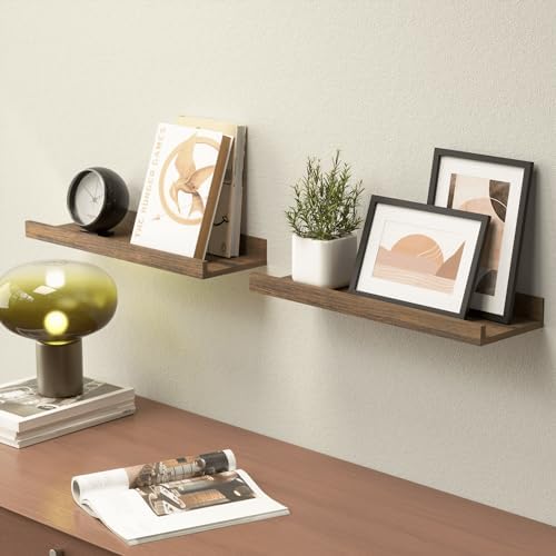Boswillon Floating Shelves Set of 2, Small Wall Shelf - Image 2