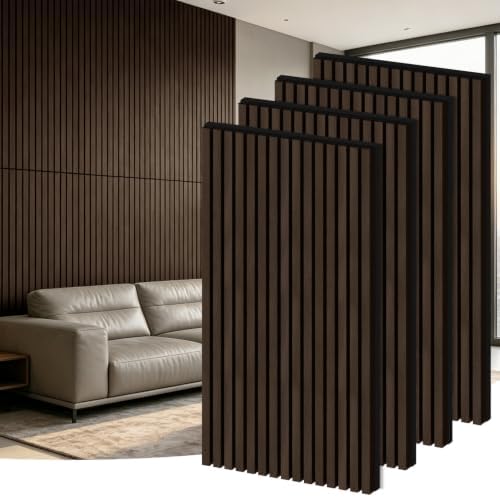 RITOLLO 4 Pack Wood Panels for Wall, 47.2"×23.6" Wood Slat Acoustic Panels for by Ritollo