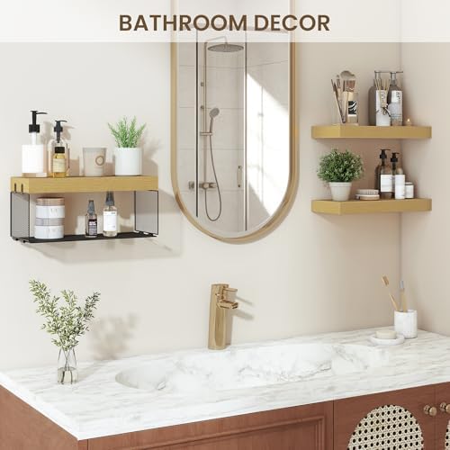 Acovy 16in Bathroom Floating Shelves - Image 5