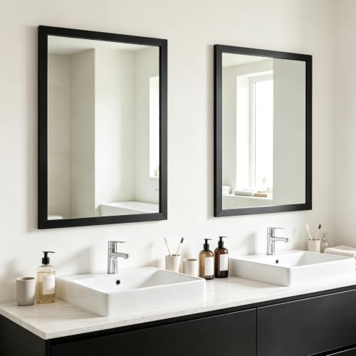 Bathroom Mirror for Over Sink 36x24 Inch Rectangular Wall Mirror - Image 4