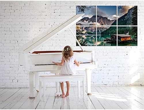 JBER Art Acoustic Panels 72" x 48", Mountain Cabin - Image 4