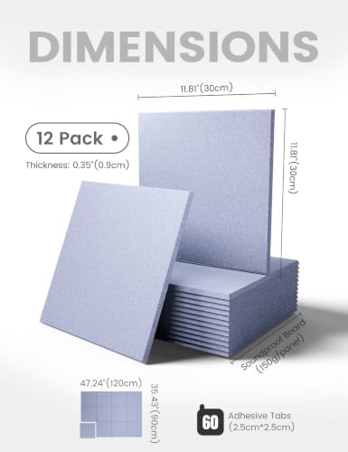 Fluxynara Felt Bulletin Board & Cork Board Alternative, Soft Periwinkle - Image 2