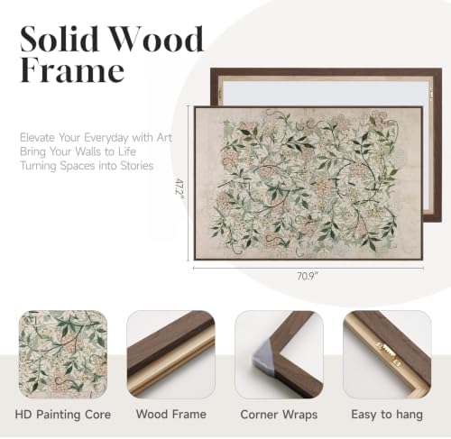 Extra Large Framed Sage Green Botanical Wall Art - Image 5