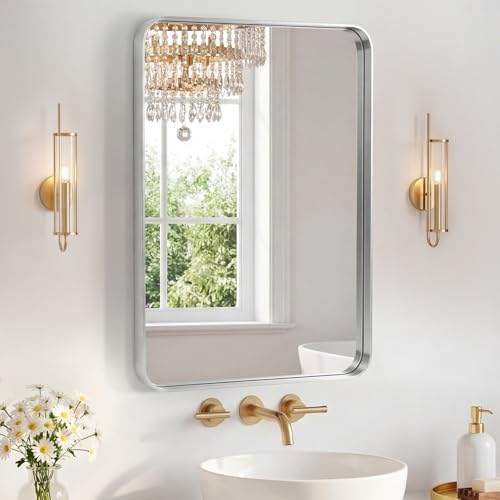 Sweetcrispy Bathroom Mirror 28x20 Inch, Vanity Mirror by Sweetcrispy