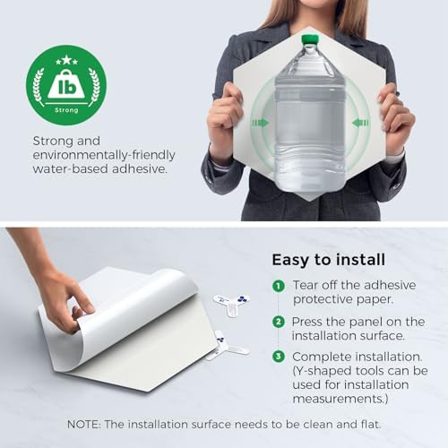 Self-Adhesive Acoustic Panels, 2nd Generation Sound Absorbing Panel, - Image 4