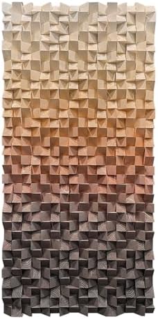 LIUZEYUE Wooden Block Wall Art - Image 2