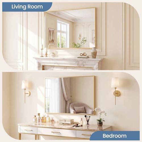 NEWBULIG Bathroom Wall Mirror, Vanity Mirror, 30x40 Inch - Image 7