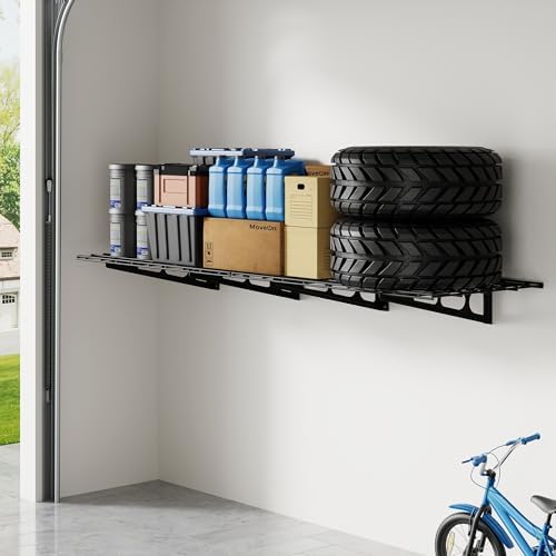FLEXIMOUNTS 1-Pack 2x6ft Garage Shelving Wall-Mounted Storage Rack by FLEXIMOUNTS
