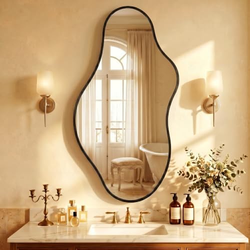Bathroom Mirror for Over Sink -Black Room Decor Wall Mirror 20"x 36" - Image 2