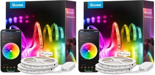 Govee 100ft RGBIC LED Strip Lights, Compatible by Unknown