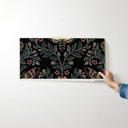 Spoonflower Death Head Moth Peel and Stick Wallpaper - Image 7