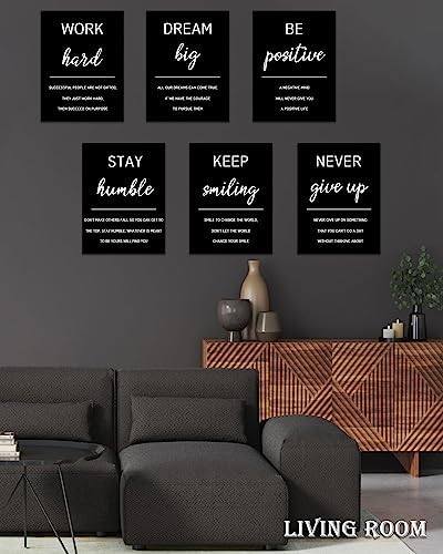 Drsoum Inspirational Office Wall Art Motivational Wall Decor 12” x16” Framed - Image 6