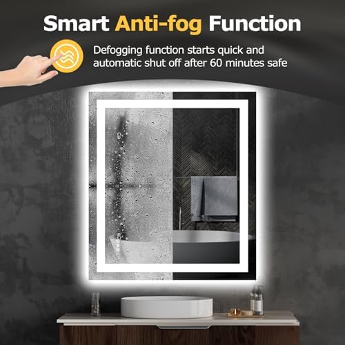 Hivone 36"X32" LED Bathroom Mirror - Image 6