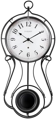 CLXEAST 20" Modern Pendulum Wall Clock by CLXEAST