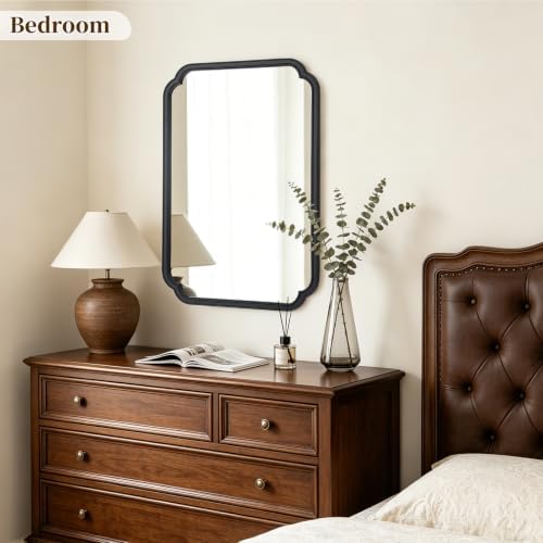 HOMECOOKIN Wood Bathroom Mirror - Image 6
