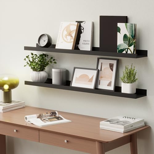 Boswillon Floating Shelves Set of 2, Long Wall Shelf - Image 2