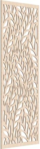 Ortonville Decorative Pierced Fretwork Wood Wall Panels, 27 3/8"W x 69 3/8"H x by EkenaMillwork