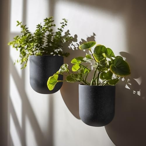 LA JOLIE MUSE Wall Planters for Indoor Plants, Hanging Flower Pots, 2 Pack - Image 3