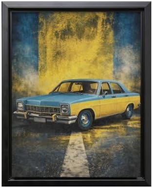 InkFlow Posters Vintage Car Canvas Poster by InkFlowPosters