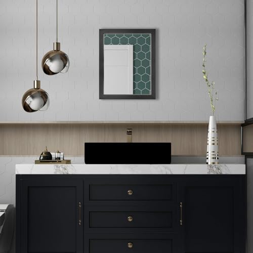 Rectangular Wall Mirror 20x16 Inch Bathroom Mirror - Image 4