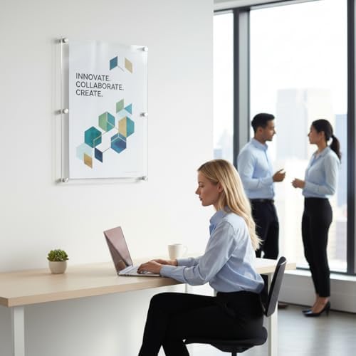 Azar Displays, Floating Acrylic Wall Frame - Image 5