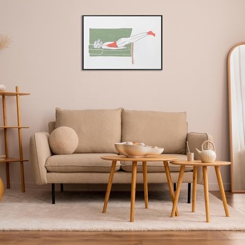 Modern Female Portrait Canvas Wall Art A Decadent Woman Rest Posters Wall Art - Image 4