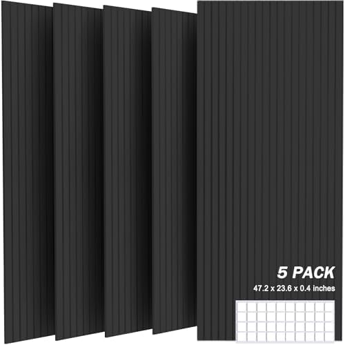 Large Acoustic Wall Panels, 5 Pack by Unknown