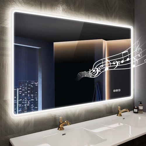 STARLEAD 40"x28" LED-Bathroom-Mirror-with-Lights, Wall-Mounted by STARLEAD