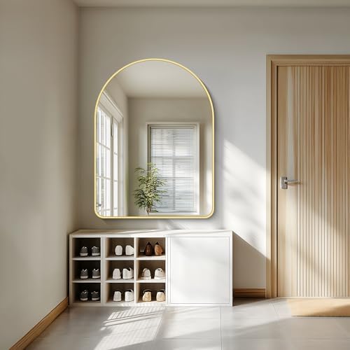 FORBATH Large Arched Wall Mirror 48x36 Inch, Arched Mirror - Image 4